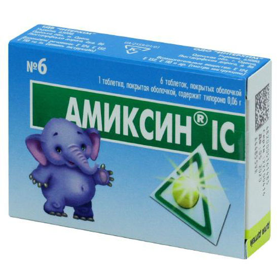 Аміксин IC таблетки 0.06г №6